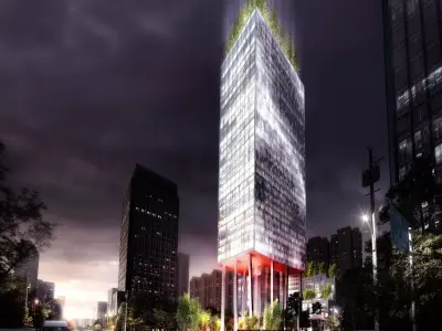 3Dmax fashion city commercial square building 283 3D model