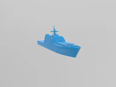 korea navy LST-2 sea war game 3D print model