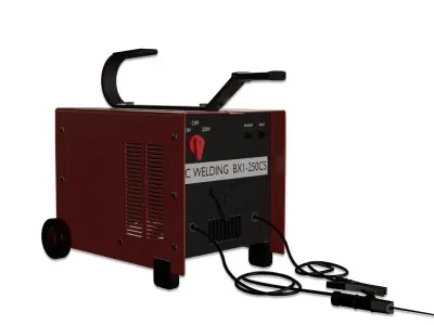 Welding machine Low-poly 3D model