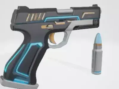 Sci Fi Energy Gun 3D model