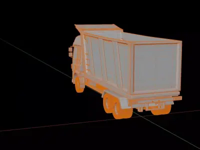 DAF CF Tipper Truck 3D model