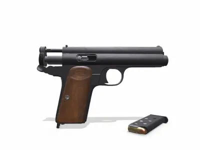 Frommer Stop 1912 Low-poly PBR Low-poly 3D model