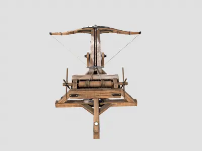 Ballista Low-poly 3D model