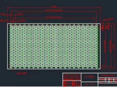 Vibrating Screen  2 Decks 2400x6500 3D model