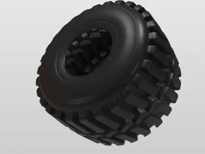 Construction Vehicle Tires 3D model