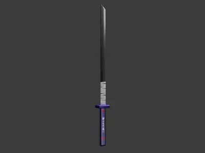 ITACHI UCHIHA SWORD FROM NARUTO Low-poly 3D model