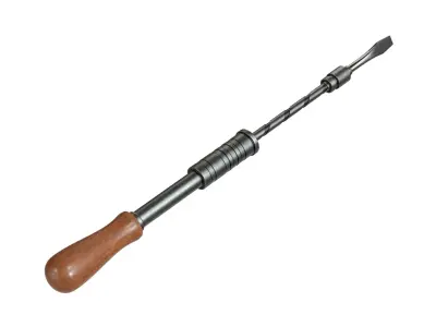 Vintage Screwdriver  3D model