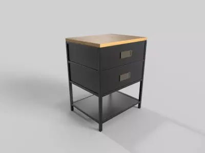 Nightstands Industrial 3D model