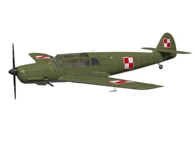 messerschmitt bf108 Taifun 3D model order