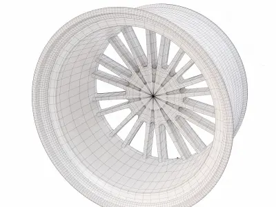 Vehicle Alloy wheel 3d model 3D model