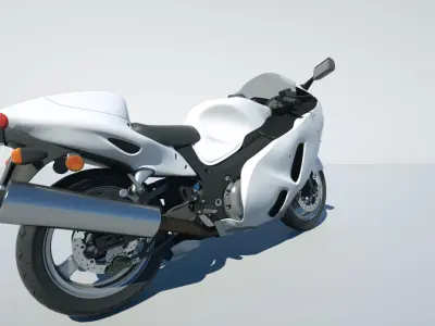 Hayabusa Suzuki GSX-1300R 3D model