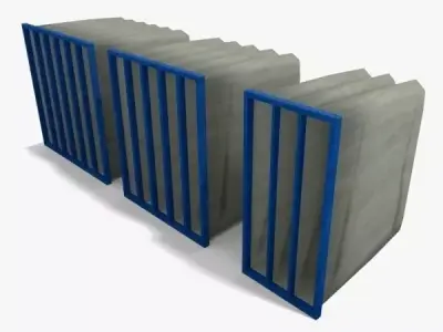 Soft Bag Filter 3D model