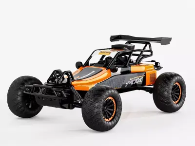 Realistic Offroad Racing Buggy Model 3D model