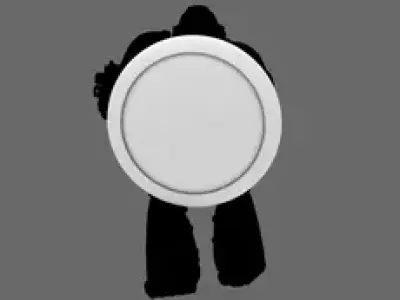 Space Knights Domed Shield Type A NOHAND 3D print model