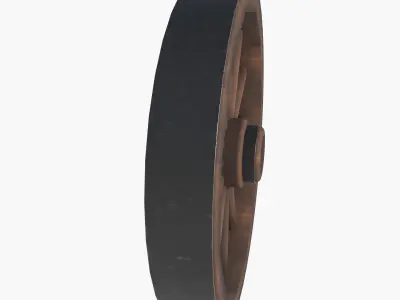 nova wood wheel 3D model