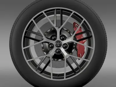 Toyota GT 86 concept wheel 3D model