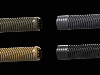 Manta Suppressor Cover V2 Low-poly 3D model