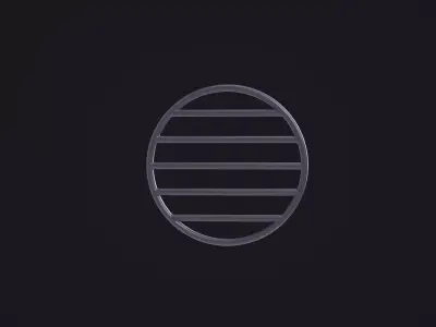 Round Grate 3D model