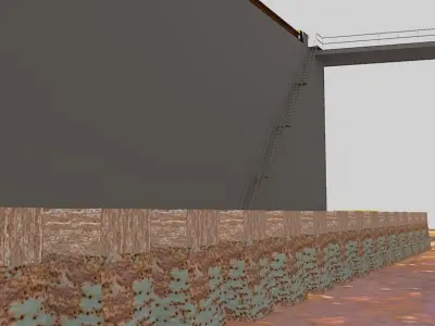 Floating Drydock 3D model