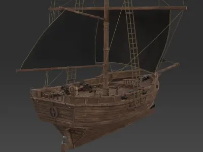 Pirate Ship 3D model