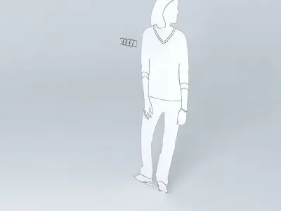 switch woman Free 3D model