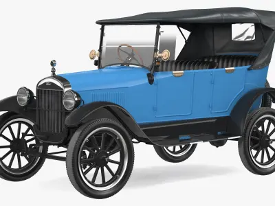 Classic Ford Model T 1926 3D model
