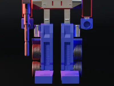 90s Optimus Prime Model 3D model