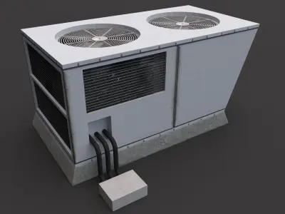 Air Conditioner Rooftop 02 3D model