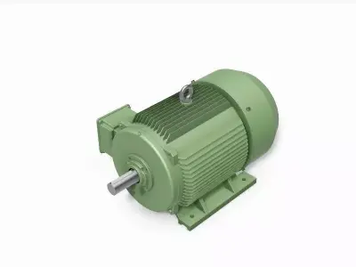 280S B3 Left 2 Pole IEC electric motor - 3D CAD model 3D model