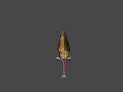 Zeloeman Sword A 50 Low-poly 3D model
