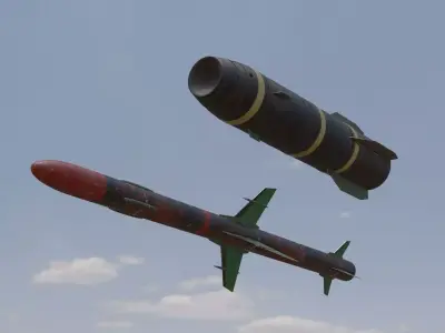 Rocket 3D models 3D Model Pack purchase