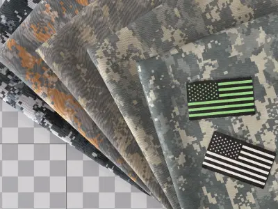 US Army UCP Camo Generator Texture