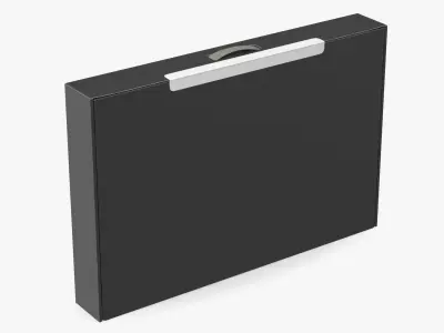 Thin Laptop Box 3D model