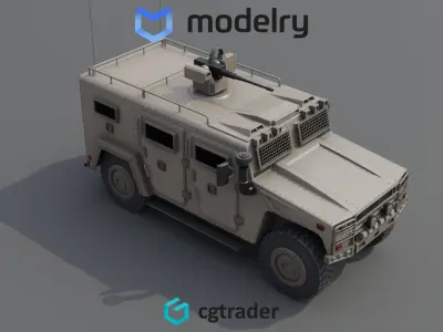 SWAT Vehicle 3D model