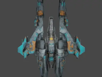 Starship Phantom Free 3D model