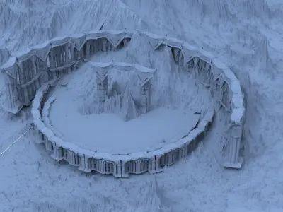 Alien Remains ruins 3  3D model