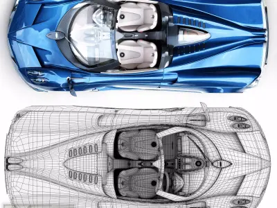 Pagani Sports Car 3D model