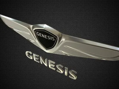 genesis logo 3D model