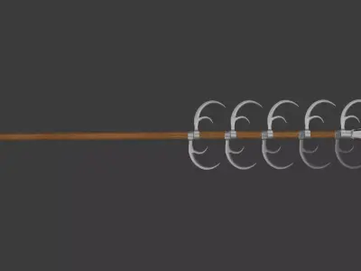 Wolfs broom Low-poly 3D model