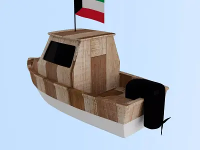 Kuwait Fishing Boat 3D model
