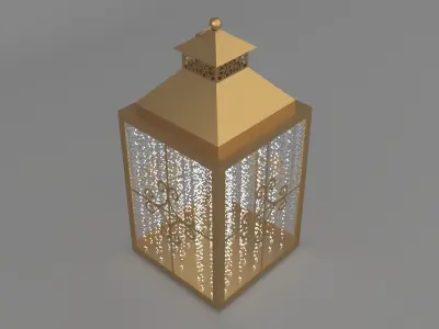 ramadan lantern 3D model get