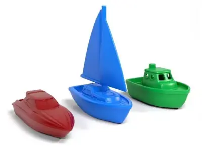 Toy boats 3D print model