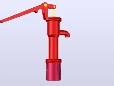 Water Hand Pump 3D model purchase