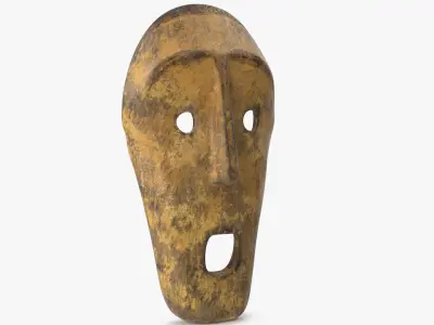  African Congo Mask 5 