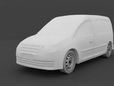 Delivery Van 3D model get