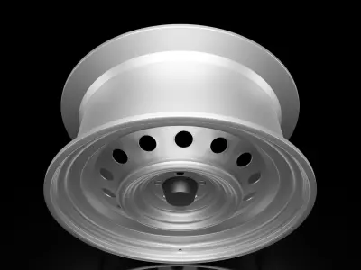 3D model rim wheel pickup truck 3D model