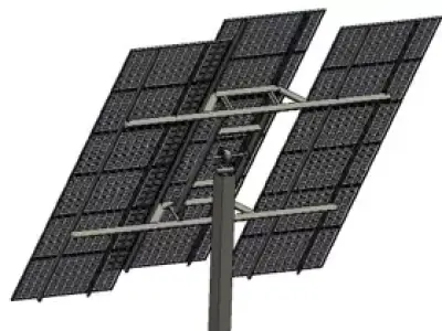 Solar cells 3D model