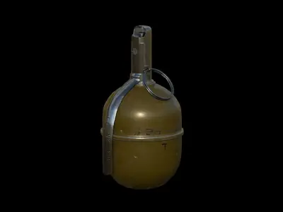 Grenade Pack Low-poly 3D model buy