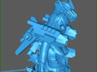 Miss Kiryu  3D model