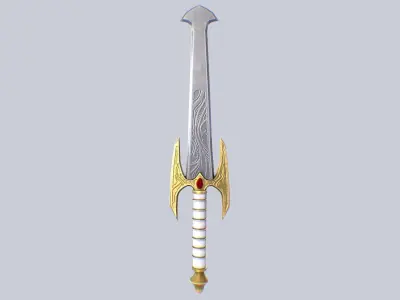 Fantasy dagger Low-poly 3D model purchase